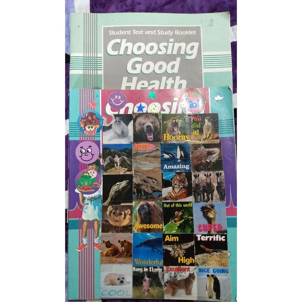 Abeka Choosing‎ Good HealthTextbook and Student Test and Study Booklet Grade 6